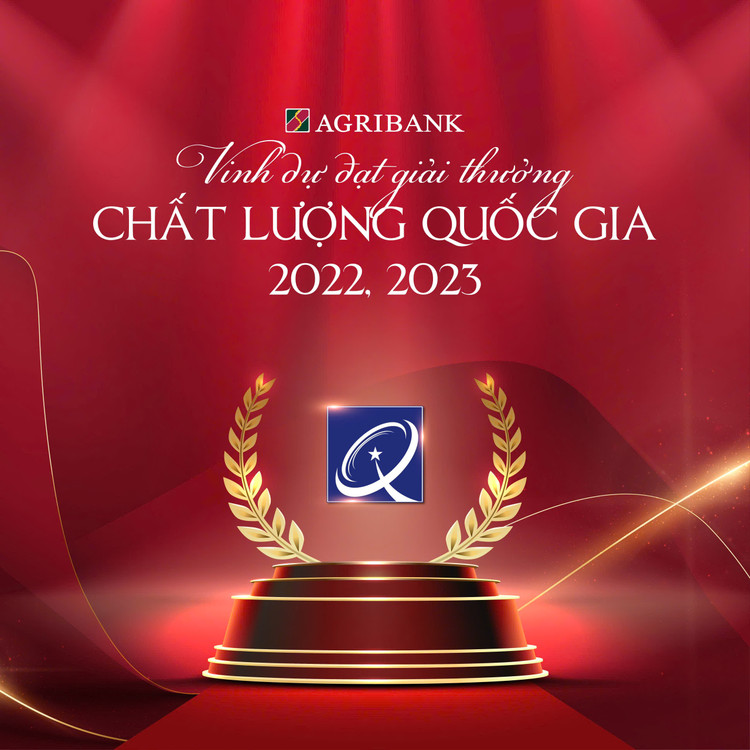 ​Agribank vinh du dat Giai thuong Chat luong Quoc gia nam 2022, 2023​ ​