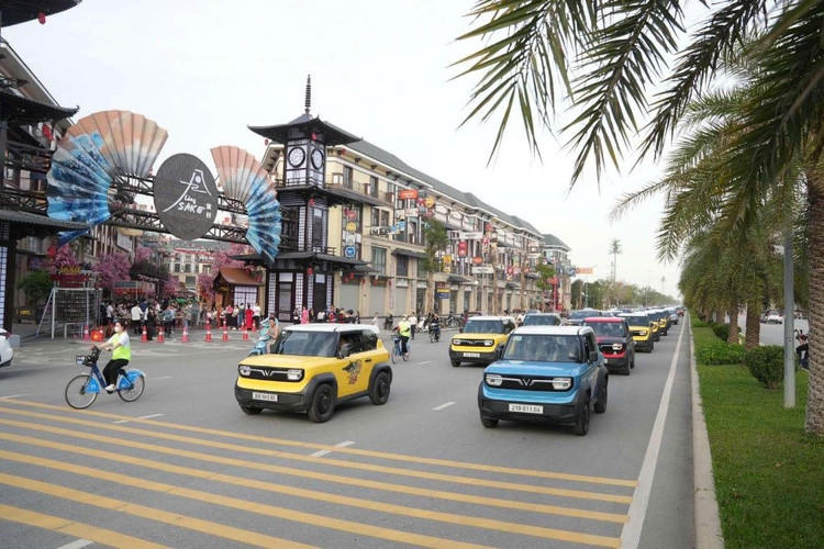 Gan 400 xe dien VinFast tao bieu tuong “Vi Viet Nam Xanh“-Hinh-4