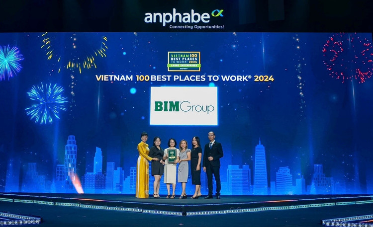 BIM Group được vinh danh Top 100 nơi làm việc tốt nhất Việt Nam BIM Group duoc vinh danh Top 100 noi lam viec tot nhat Viet Nam