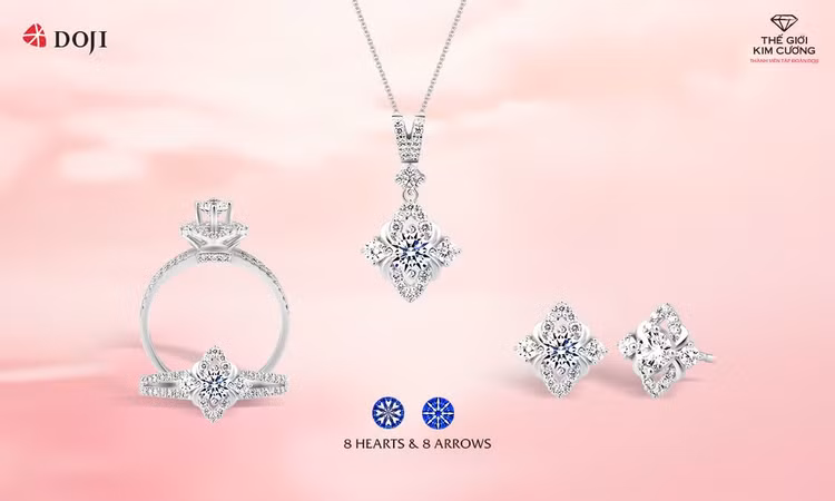 DOJI & thế giới kim cương tôn vinh xu hướng đa phong cách DOJI & the gioi kim cuong ton vinh xu huong da phong cach