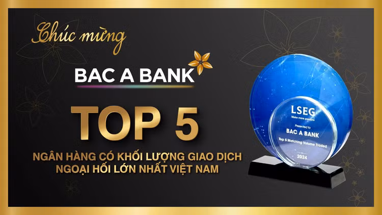 BAC A BANK thuoc top 5 ngan hang co khoi luong giao dich lon