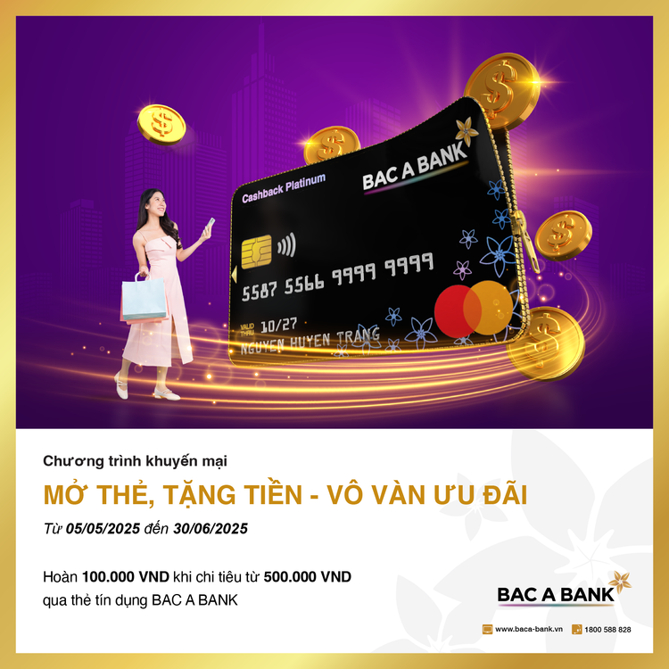 Mo the tin dung BAC A BANK la co hieu qua
