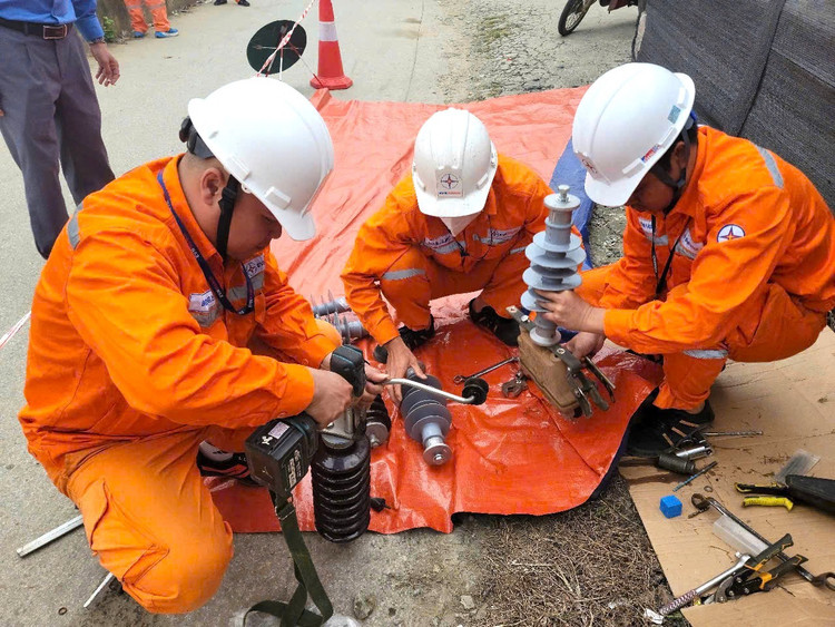 EVNHANOI tang cuong cong tac phong chong thien tai va tim kiem cuu nan-Hinh-2