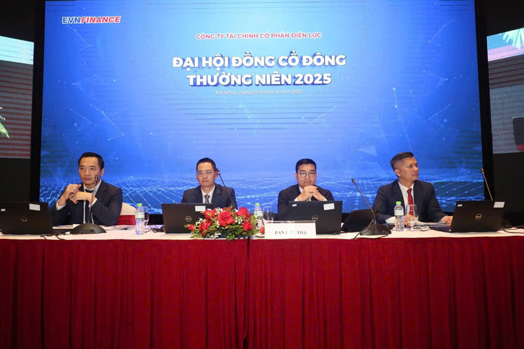 EVNFINANCE to chuc thanh cong dai hoi co dong nam 2025