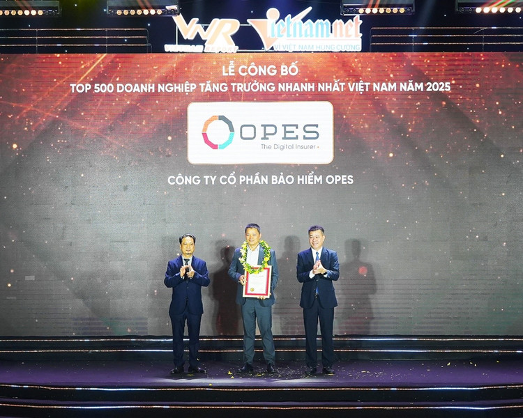 Bao hiem so OPES lan dau tien duoc vinh danh trong xep hang FAST500