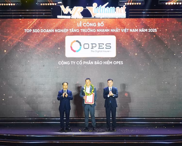 Bao hiem so OPES lan dau tien duoc vinh danh trong xep hang FAST500