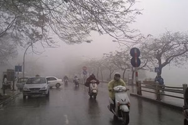 Ngay 14/2: Ha Noi va nhieu dia phuong mua phun, co suong mu