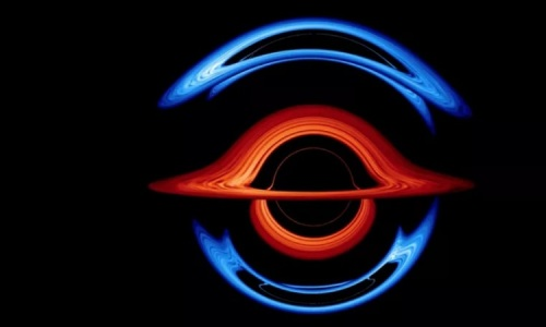 Đĩa bồi tụ là một vùng hỗn loạn chứa đầy vật chất bị lỗ đen kéo vào và các hoạt động hỗn loạn, khốc liệt ở đây, giữa một từ trường khủng khiếp, đã biến thành một cỗ máy gia tốc hạt quy mô vũ trụ, sinh ra hạt ma quỷ và có thể là nhiều dạng hạ nguyên tử khác khi các proton từ tia vũ trụ va vào hạt nhân nguyên tử và tạo ra một trận mưa hạt thứ cấp.