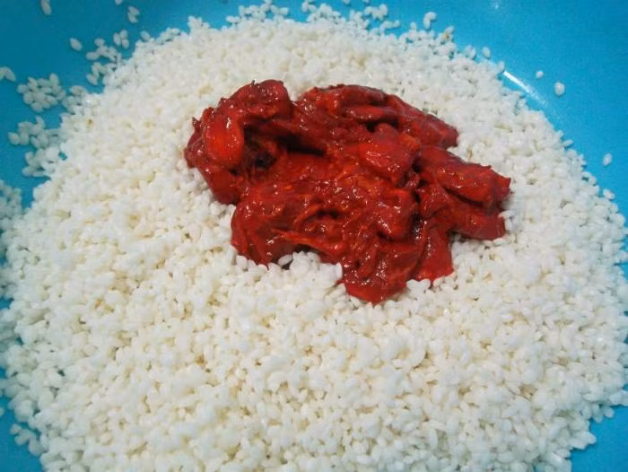 Cach nau xoi gac len mau dep, thom deo cung Tat nien-Hinh-6