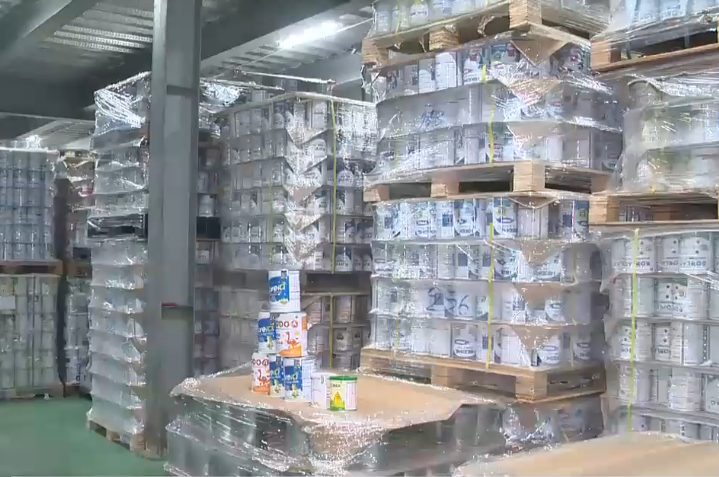 Triet pha duong day san xuat 573 nhan hieu sua bot gia cac loai