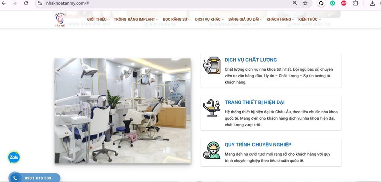 Hoat dong “chui”, Nha khoa Tan My bi dinh chi, da du ran de?