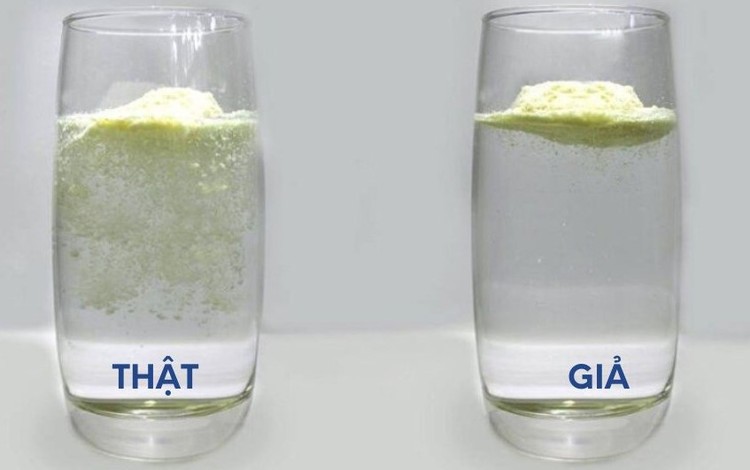 Dau hieu nhan biet sua bot gia, tranh 