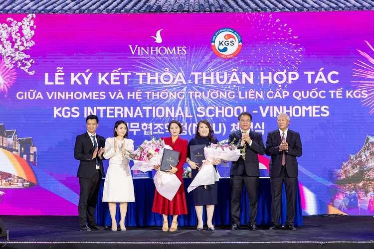 Vinhomes va KGS - Han Quoc hop tac phat trien he thong giao duc lien cap quoc te
