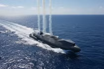 Trung Quốc âm thầm chế tạo tàu tên lửa bán ngầm?