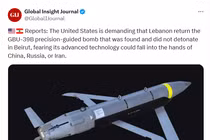 Mỹ muốn Lebanon trao trả bom thông minh chưa phát nổ