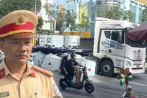 Xe tải làm rơi vỡ hoá chất tại Quảng Ngãi bị xử lý ra sao?