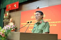 Công bố tổ chức, cán bộ Công an 34 tỉnh, thành phố