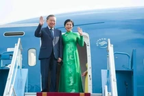 Tổng Bí thư Tô Lâm cùng Phu nhân lên đường thăm Hàn Quốc