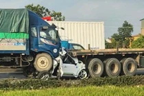 Tai nạn liên hoàn trên QL5 qua Hải Phòng khiến 2 người tử vong