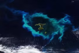 Ảnh vệ tinh hé lộ quầng sáng bí ẩn quanh quần đảo Chatham