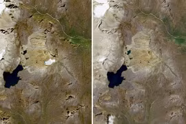 Nhiệt độ tăng do biến đổi khí hậu, sông băng trên dãy Andes biến mất