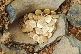 Phát hiện kho báu 103 đồng tiền vàng trong ngôi đền cổ Ấn Độ