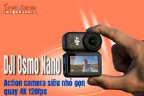 [INFOGRAPHIC] DJI Osmo Nano Action camera siêu nhỏ gọn quay 4K 120fps 