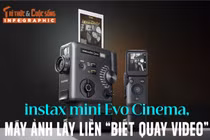 [INFOGRAPHIC] instax mini Evo Cinema, máy ảnh lấy liền “biết quay video” 