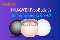 [INFOGRAPHIC] Huawei FreeBuds 7i, tai nghe chống ồn 4.0