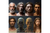 AI vẽ diện mạo con người sau 1.000 năm gây sốc