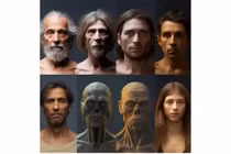 AI vẽ diện mạo con người sau 1.000 năm gây sốc