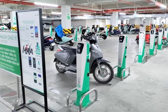 Phát triển hạ tầng trạm sạc xe điện tại chung cư
