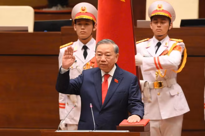 Chủ tịch nước Tô Lâm tuyên thệ và phát biểu nhậm chức