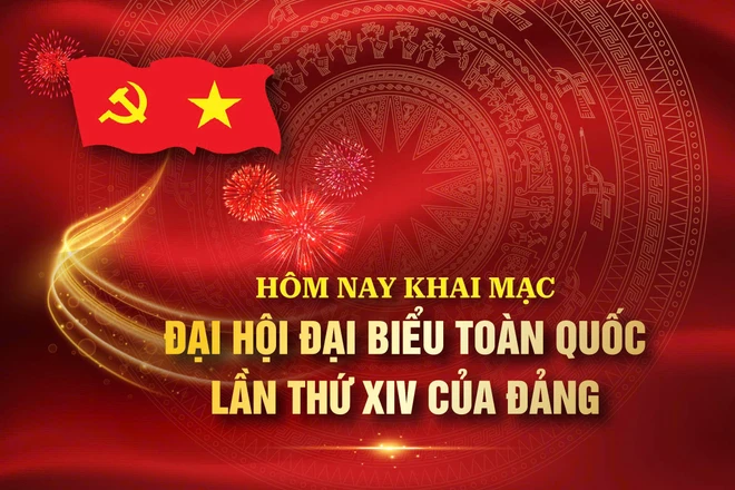 Khai mạc Đại hội đại biểu toàn quốc lần thứ XIV của Đảng