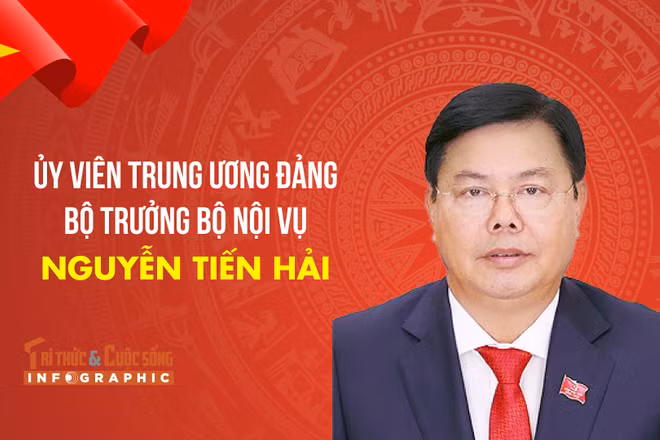 Ông Nguyễn Tiến Hải giữ chức Bộ trưởng Bộ Nội vụ