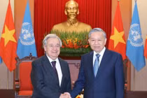 Tổng Bí thư Tô Lâm tiếp Tổng Thư ký Liên Hợp Quốc Antonio Guterres