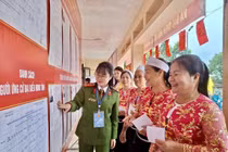 380 xã, phường và khu vực bỏ phiếu hoàn thành việc bỏ phiếu bầu cử