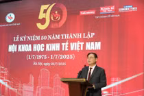 Chủ tịch VUSTA Phan Xuân Dũng dự Lễ kỷ niệm 50 năm thành lập Hội Khoa học Kinh tế Việt Nam