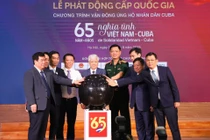 Phát động 65 ngày hướng về nhân dân Cuba