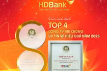 HDBank giữ vị trí thứ 3 Top ngân hàng niêm yết uy tín và hiệu quả nhất Việt Nam