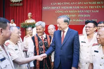 Tổng Bí thư Tô Lâm gặp mặt các tướng lĩnh, cán bộ cấp cao CAND qua các thời kỳ