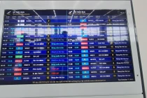 Hàng chục chuyến bay tại Sân bay Nội Bài bị ảnh hưởng bởi mưa dông 