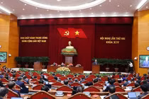 Thông cáo báo chí về ngày làm việc thứ hai Hội nghị Trung ương 2 khoá XIV