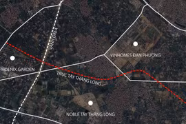 Đường Tây Thăng Long chậm tiến độ: Người dân chật vật di dời