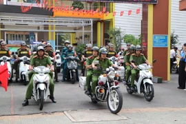 Lực lượng công an TP HCM đảm bảo an toàn bầu cử, gần dân