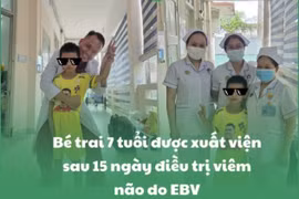 Bé trai 7 tuổi sốt kéo dài, co giật, phát hiện viêm não do EBV