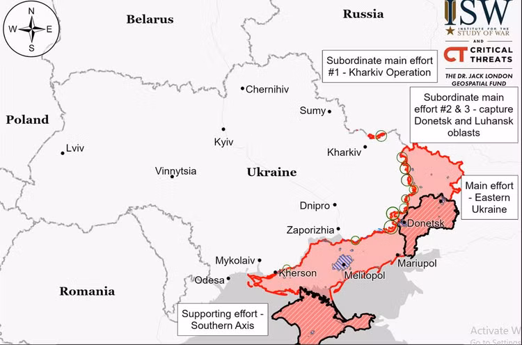 Trong 3 ngay, Lu doan 47 tinh nhue cua Ukraine bi danh te liet