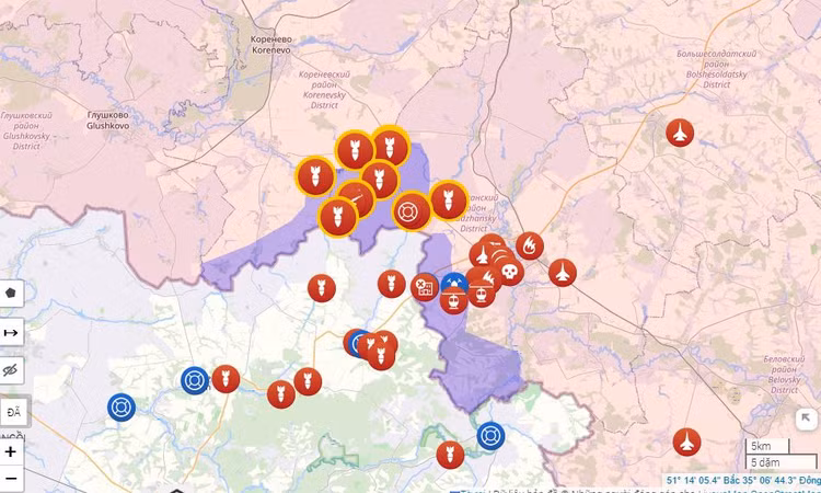 Quan doi Ukraine dung chien thuat gi khi tan cong Kursk?