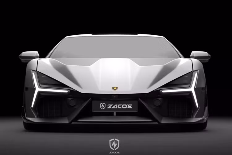 "Siêu bò" Lamborghini Revuelto khoác áo độ sợi carbon từ Zacoe - Hình 3 Ngoại thất của Lamborghini Revuelto độ Zacoe lấy cảm hứng từ những phiên bản hiệu suất đỉnh cao như Aventador SV hay SVJ, với các đường nét khí động học sắc sảo, tăng tính thể thao và tối ưu luồng không khí.