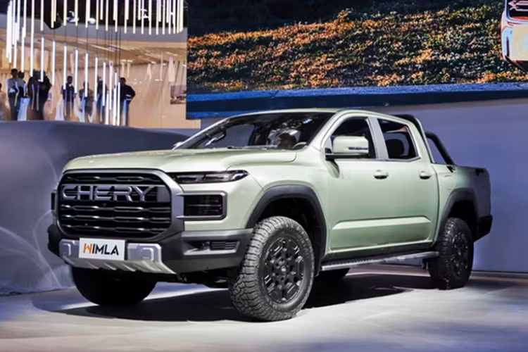 Chery trinh lang xe ban tai Himla, canh tranh Toyota Hilux-Hinh-2